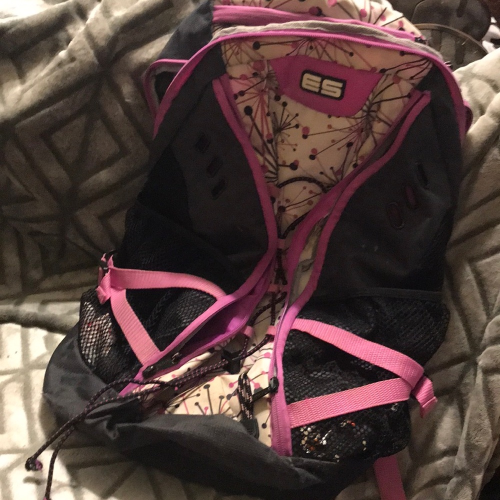 Purple backpack